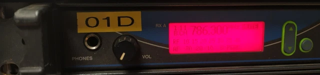Sennheiser EW550 G2 Doppio ricevitore 2 ch range D Frequenza 786 - 822 MHz