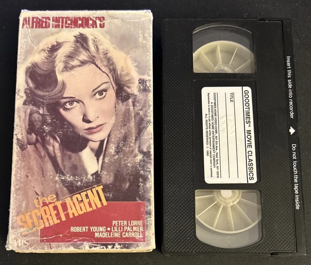 ALFRED HITCHCOCK THE Secret Agent VHS Peter Lorre Robert Young Lilli ...