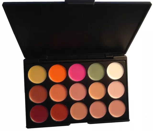 15 Colors Concealer Palette Face Makeup Contour Cream, Palette CL3