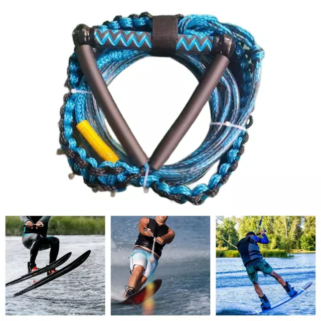 Corde de ski nautique multifonctionnelle, corde de surf pour sports