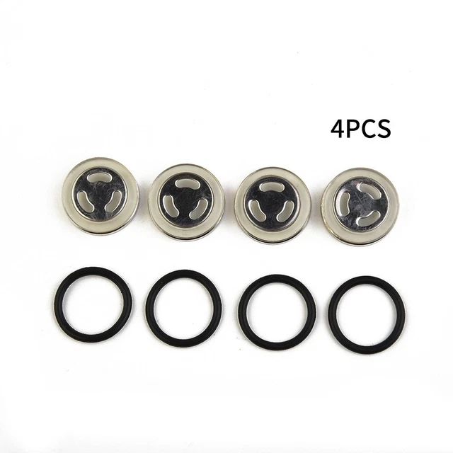 4pcs 18mm Motorcycle-Bike Maître-cylindre Frein Reservoir-Sight Verre