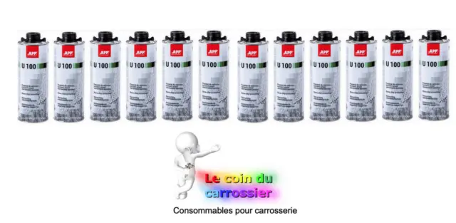 Carton de 12 antigravillons noir U100 ou U200, auto, carrosserie, blackson