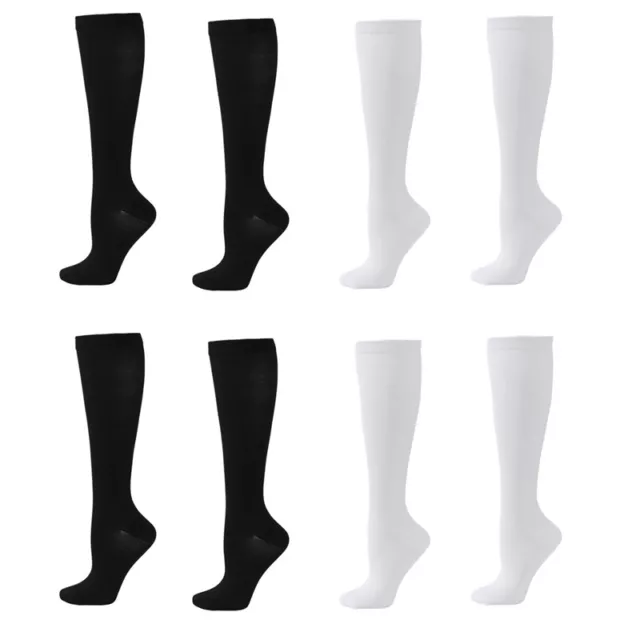 4 Pairs Women'S Knee Socks Soft Socks Stockings for Christmas Gifts5406