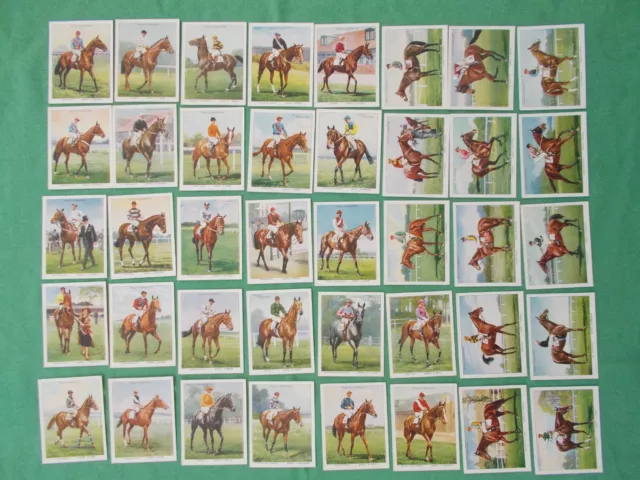 Wills 1938 Racehorses & Jockeys Full Set # Very Good Condition