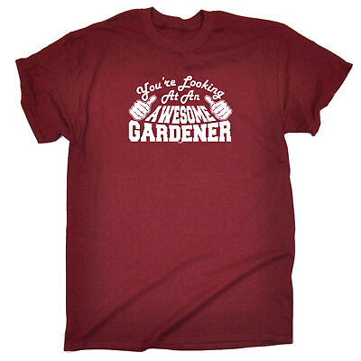 Funny Novelty T-Shirt Mens tee TShirt - Gardener Youre Looking At An Awesome
