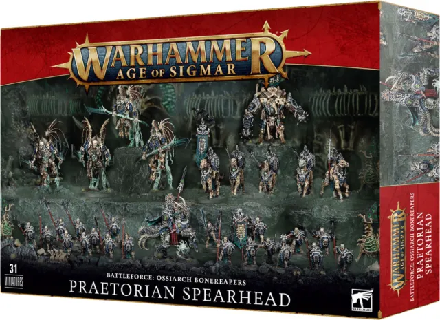 GW Warhammer AoS Ossiarch Bonereapers Praetorian Spearhead Mixed Lot - 94-44
