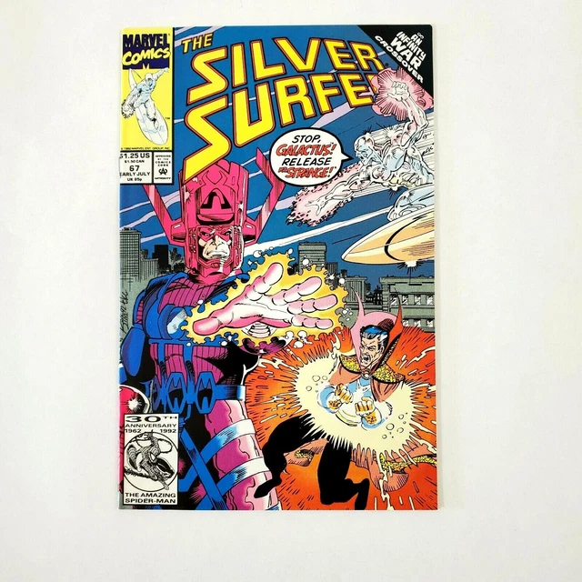 Silver Surfer #67 July 1992 Volume 3 Marvel Comic Book Infinity War Crossover