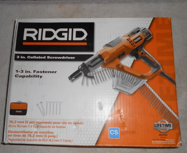 RIDGID 3 in. Drywall and Deck Collated Screwdriver R6791