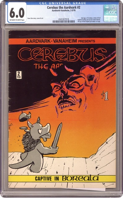 Cerebus #2 CGC 6.0 1978 4341827018