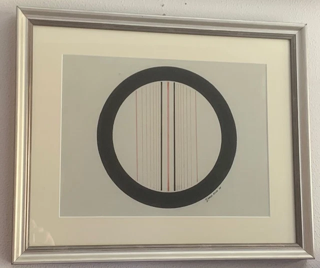 Horacio GARCIA ROSSI, tecnica mista del 1978 Autentica dell'Artista CAPOLAVORO!!