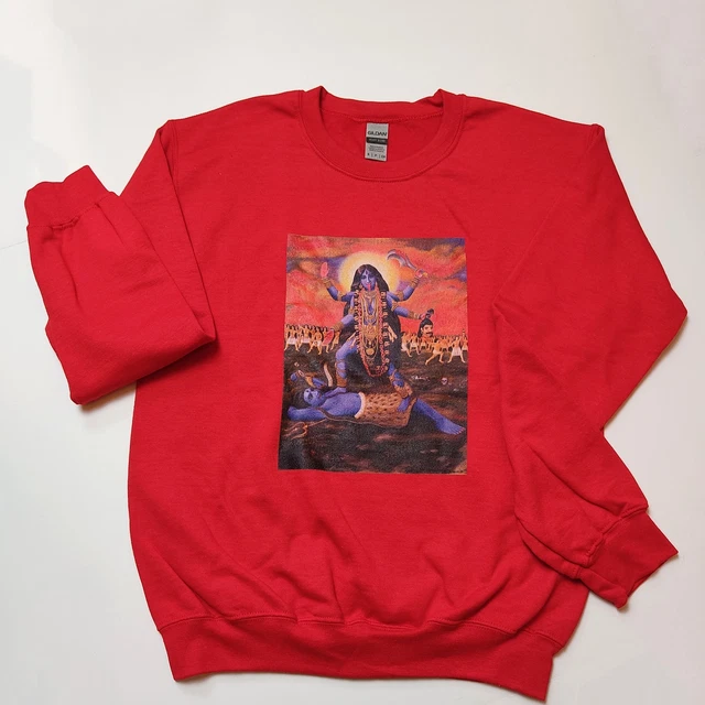 GODDESS KALI SHIVA Sweatshirt Original Painting Hindu Gods Gift