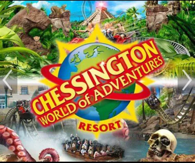 2 Tickets For Chessington World Of Adventures