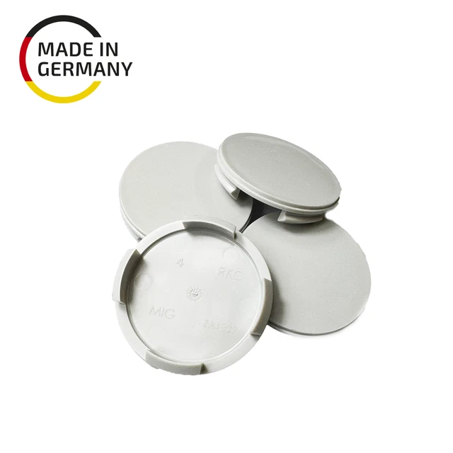 4x Nabenkappen 56 Mm – Nabendeckel Radkappen Für Felgen, Vorne/hinten (Neu)