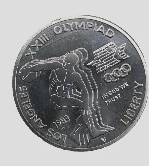 USA 1 Dollar 1983 Silber Olympische Sommerspiele L.A 1984