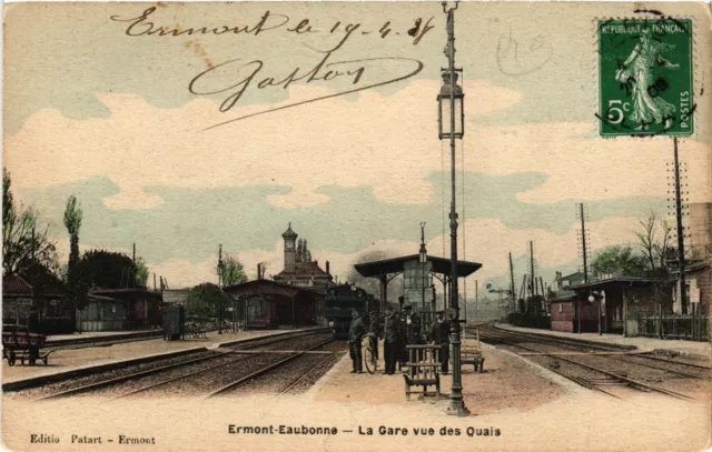 CPA AK Ermont-Eaubonne - La Gare vue des Quais (290869)