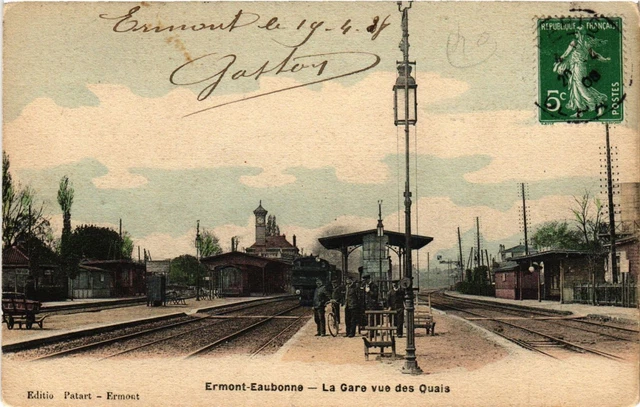 CPA AK Ermont-Eaubonne - La Gare vue des Quais (290869)