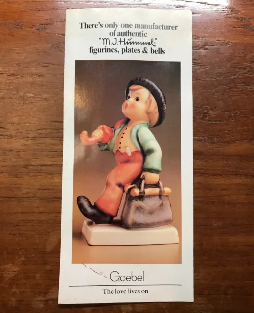 Vintage 1983 Hummel Figurines Brochure, Goebel, Sister Maria Hummel