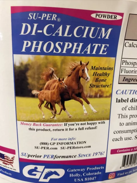 DI-Calcium Phosphate 20lbs for horses by super