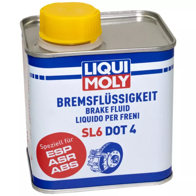 Brems Flüssigkeit Bremse LIQUI MOLY Bremsflüssigkeit Bremsanlage SL6 DOT-4 500ml