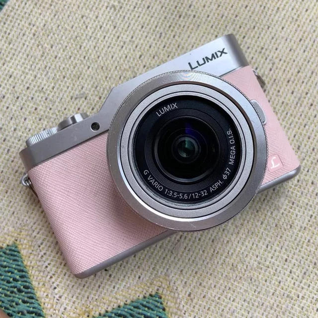 PANASONIC LUMIX DC-GF9 Digital Mirrorless Camera Pink + Lens 12