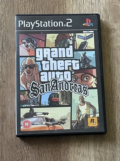 GRAND THEFT AUTO : San Andreas Platinum (PS2) - Game / Manual / Map £6. ...