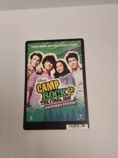 Camp Rock 2 The Final Jam BLOCKBUSTER SHELF DVD BACKER CARD ONLY 5.5"X8"