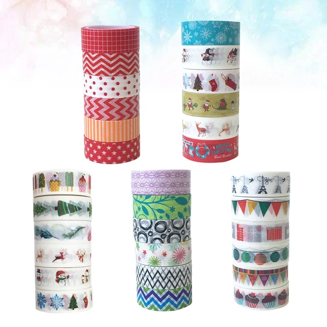 30 rollos de cintas cinta metálica cinta washi decoración cinta washi