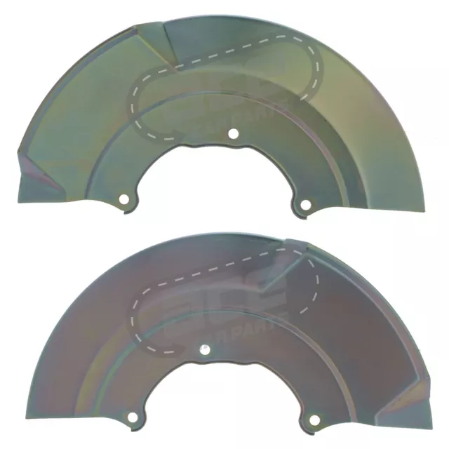 VW Transporter T4 Chassis Cab 1996-2003 Brake Disc Dust Shields Covers 1 Pair