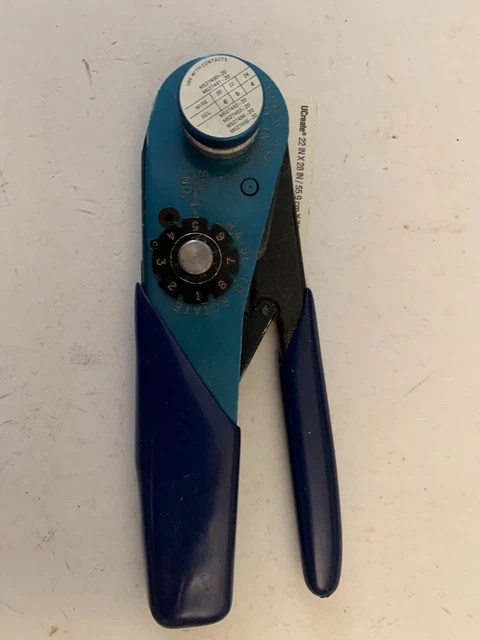 DMC Daniels AFM8 M22520/2-01 Aviation Crimp Tool Crimper With K43 Positioner