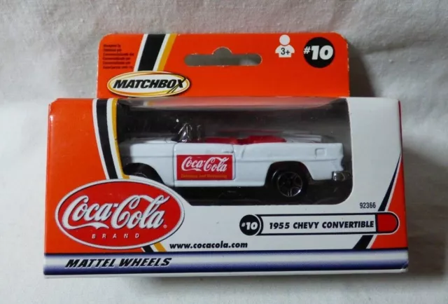 Matchbox  Superfast- Coca Cola Nr. 10 1955 Chevy Convertible 92366     OVP