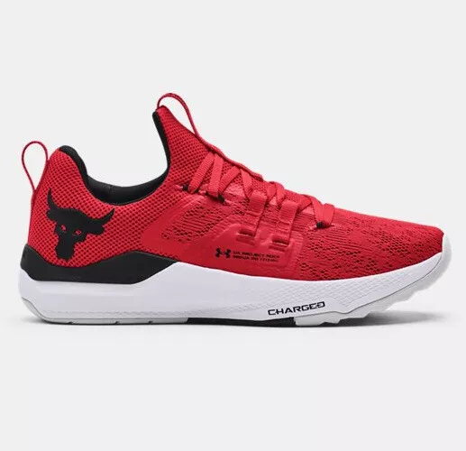 Under Armour Unisex Project Rock Bsr Training Shoes Ua Training Red Sneakers