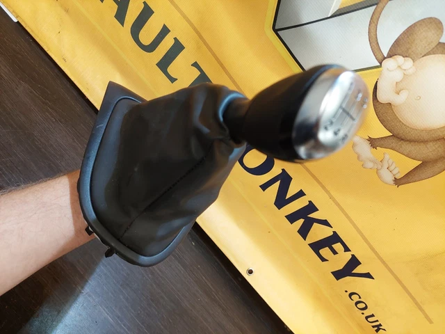 Pommeau + Soufflet De Levier De Vitesse Pour Renault Clio 3 (III) - Compatible Boîte 5 Vitesses - Neuf Sous Garantie