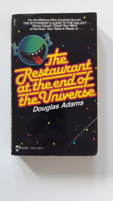 Restaurant At The End Of The Universe Douglas Adams Vintage First Edition