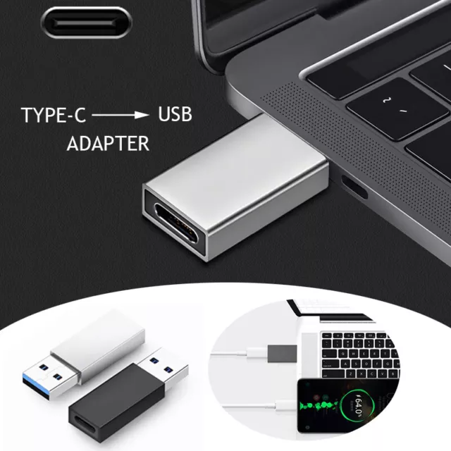 USB3.1 Tipo C Hembra A USB 3.0 Adaptador Macho Cable Convertidor Conector  <