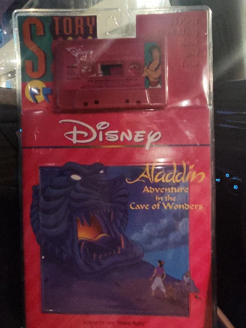 VINTAGE DISNEY ALADDIN 24 Page Read Along Book And Cassette Tape ...