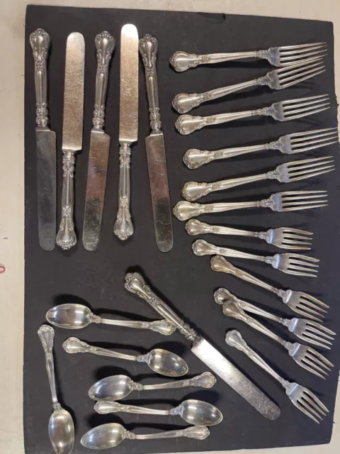 Gorham Chantilly Sterling Six Four Piece Place Settings