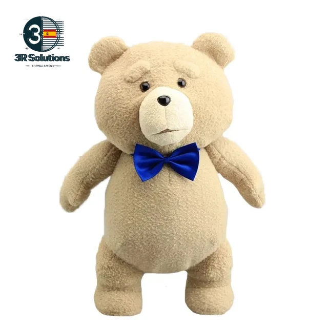 TED OSO PELUCHE 46Cm Película Ted Juguete Con Delantal EUR 22,99
