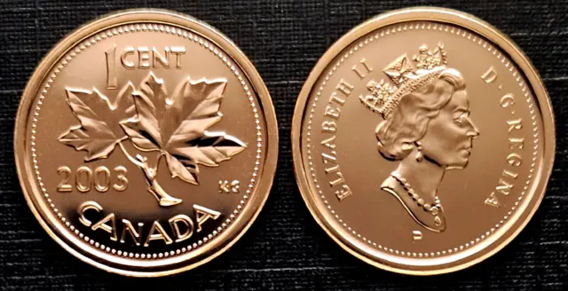 2003 Canada 2003P Proof Like Small Cent - Penny!!