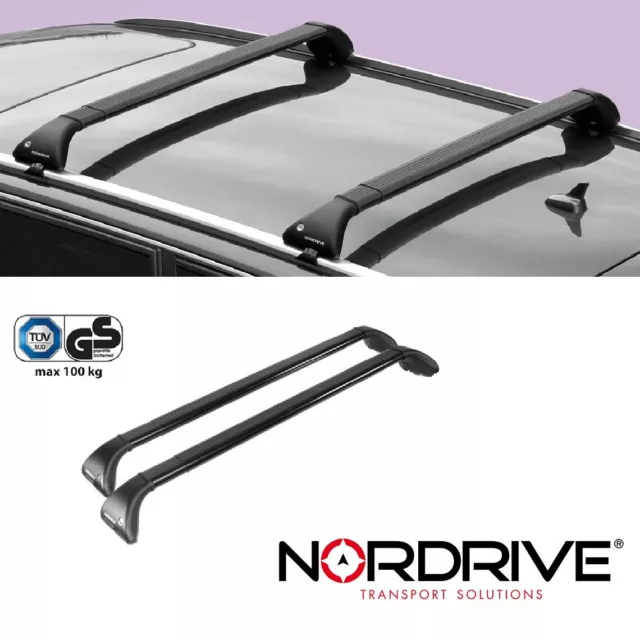 BARRES DE TOIT design Nordrive Snap acier porte-bagages pour VW