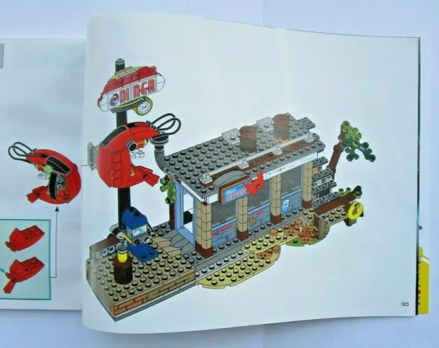Lego HIDDEN SIDE - INSTRUCTION BOOKLET from 70422 Shrimp Shack Attack - New