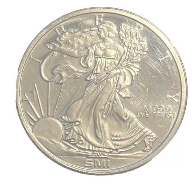 $1 American Fine Silver Dollar SMI Eagle 1 oz - 10 Coins Available