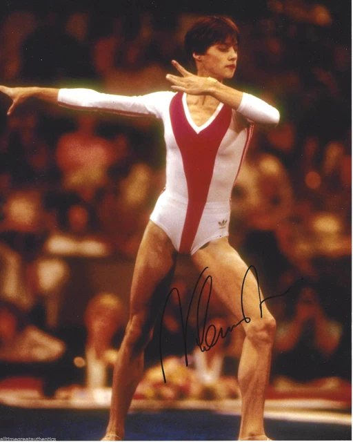 NADIA COMANECI SIGNÉE 1976 MÉDAILLE D