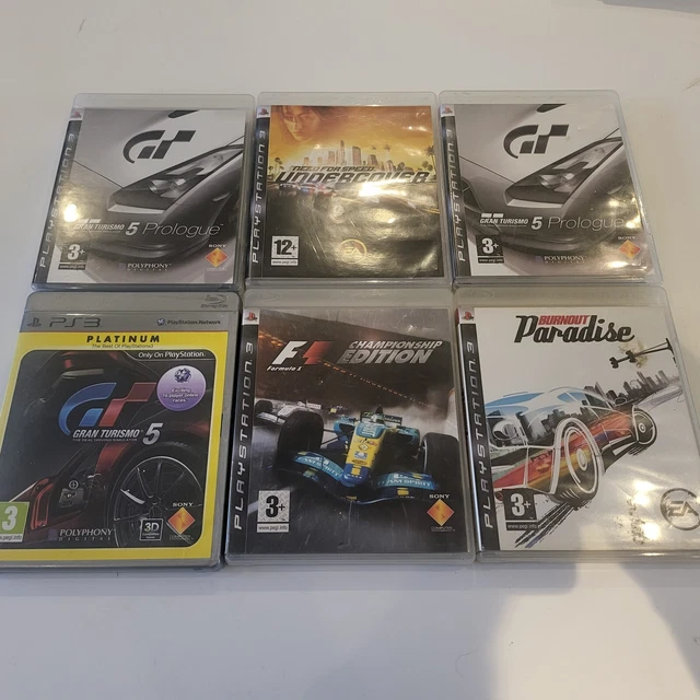 PS3 DRIVING GAMES x 6 Tested Working 9.99 PicClick UK