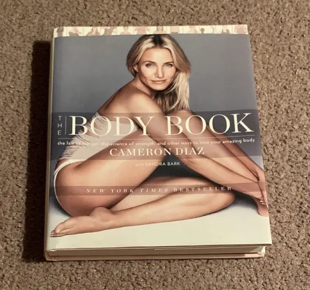 SIGNED The Body Book by Cameron Diaz Autographed Hardcover RARE