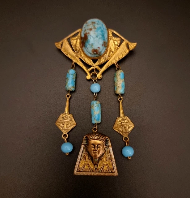 Doce hermosos broches antiguos, art déco y vintage con varias escenas detalladas - Pin de