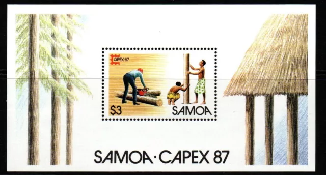 Samoa Sgms753 1987 Capex 87 Mnh