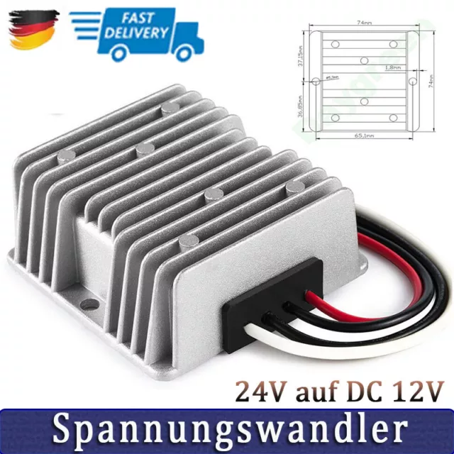 NEU! SPANNUNGSWANDLER VOLTAGE-CONVERTER 6/12V auf 12/24V/DC Spannung-Verdoppler  EUR 25,99 - PicClick FR