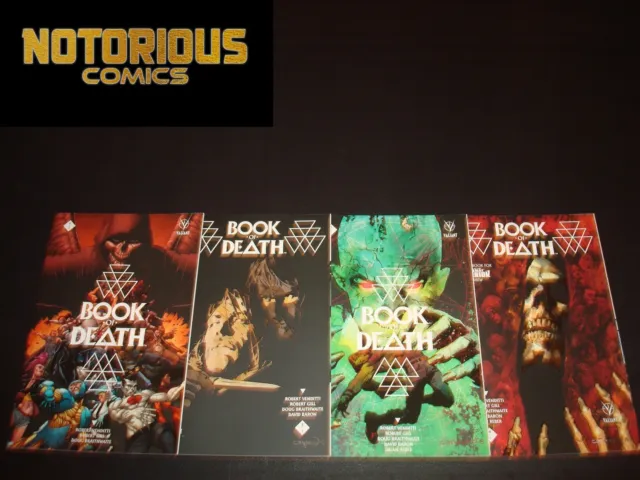 Book of Death 1-4 Complete Comic Lot Run Set Venditti Valiant Collection