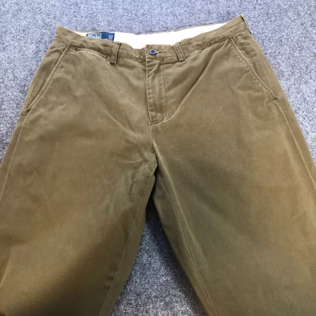 Polo Ralph Lauren Pants Mens 34x32 Brown Tan Relaxed Straight Leg Preston Pant