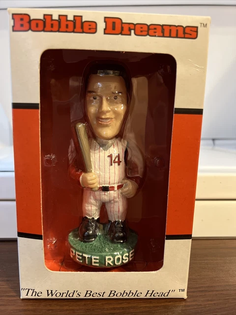 Pete Rose 2002 Cincinnati Reds Bobble Dreams Sports Collectors Bobblehead NIB